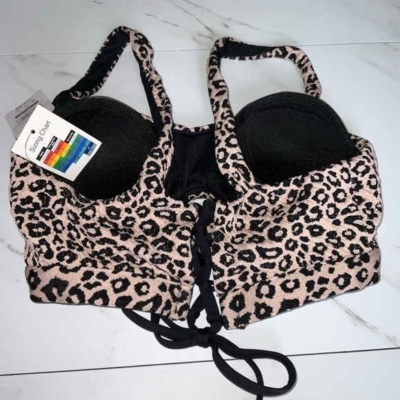 Leopard print bathing suit top - Picture 7 of 7